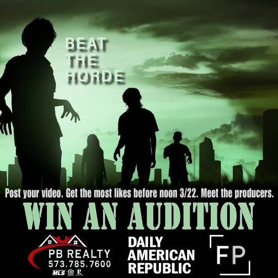 Local News: Contest open to get the first audition in zombie movie ahead of  Wednesday's open call (3/18/22) | Daily American Republic