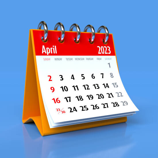 Calendar for Sunday, April 26, 2015