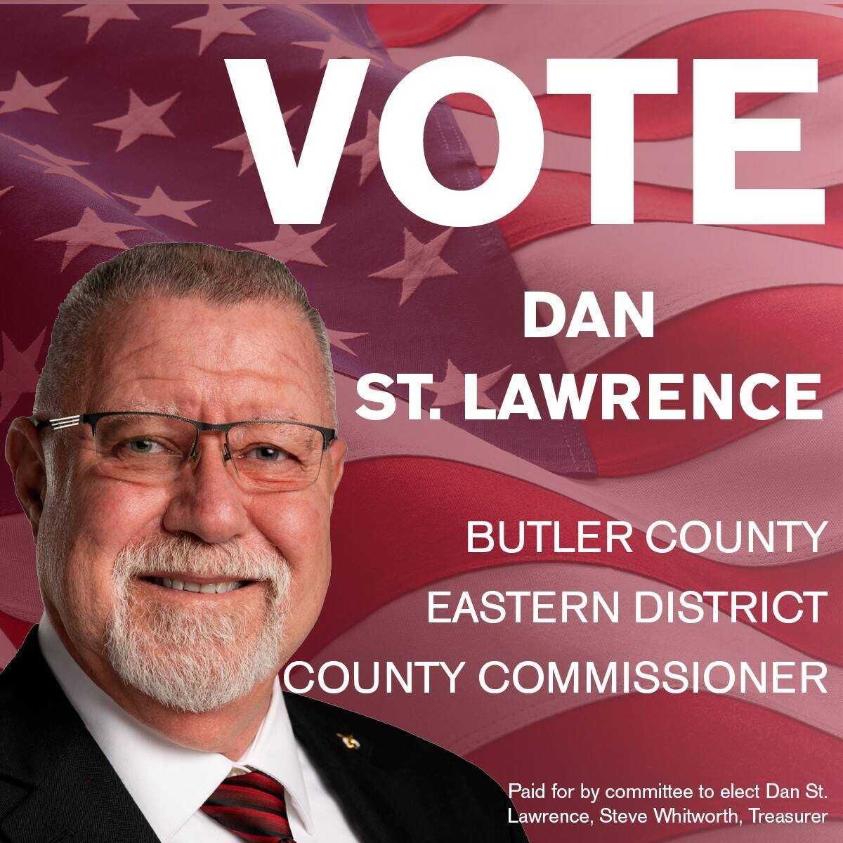 Vote for Dan St. Lawrence